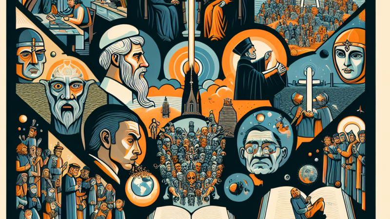 Wpływ religijności na ludzkie wyobrażenia o świecie i życiu poprzez literaturę różnych epok.