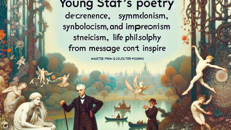 Wpływ tendencji młodopolskich na poezję L. Staffa oraz jego filozofia - na przykładzie wybranych wierszy.