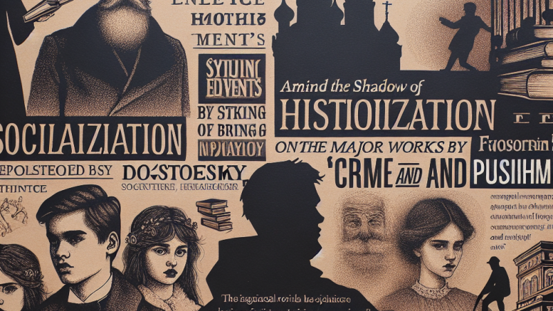 Wpływ wydarzeń historycznych na socjalizację w cieniu historii: "Przedwiośnie" Żeromskiego i "Zbrodnia i Kara" Dostojewskiego