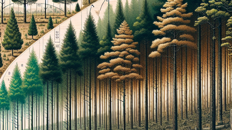 Wpływ zagęszczenia na wzrost i jakość hodowlaną drzew na odnowieniach naturalnych sosny: Analiza literatury