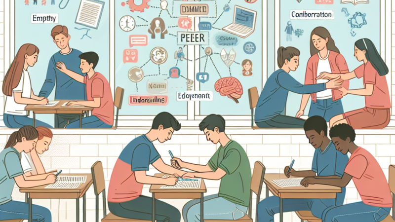 Wsparcie rówieśników dla uczniów ze SPE w szkole średniej