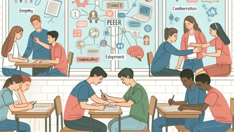 Wsparcie rówieśników dla uczniów ze SPE w szkole średniej