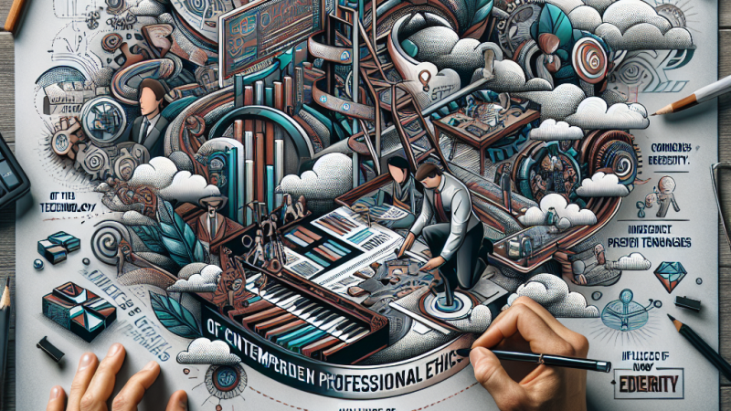 Współczesne wyzwania etyki zawodowej: Wprowadzenie do tematu, zmieniające się środowisko pracy, główne wyzwania etyczne we współczesnym świecie zawodowym, wpływ nowych technologii oraz etyka zawodowa a środowisko społeczne