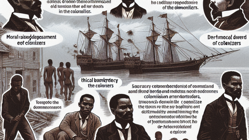 Wychodząc od analizy Jądra ciemności, przedstaw obraz i ocenę XIX-wiecznego kolonializmu