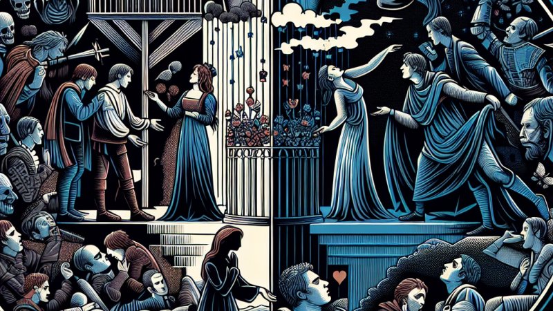 Wydarzenia prowadzące do tragedii osobistej w „Romeo i Julii” i „Antygonie”