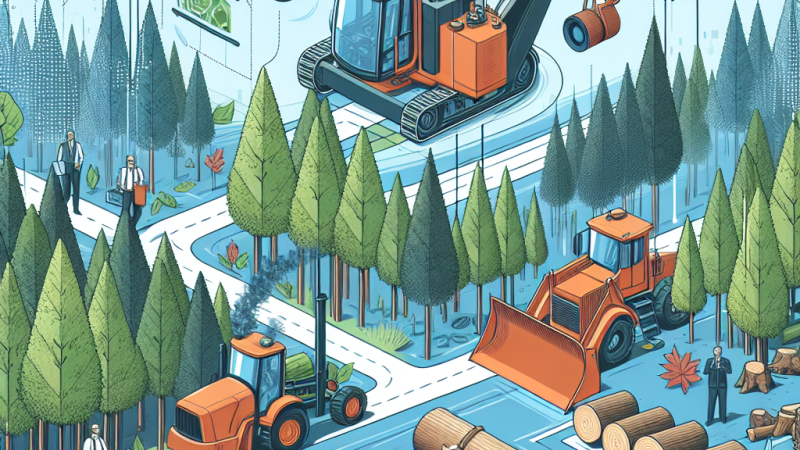 Wyjaśnij zdanie "uzyskanie dofinansowania na sprzęt zrywkowy" przez przedsiębiorstwo które zajmuje się usługami leśnymi