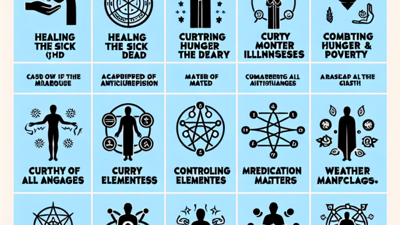 Wymień 10 cudów jakich będzie dokonywał antychryst?