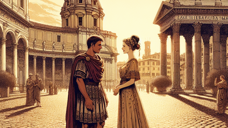 Wyobraź sobie że przeniosłeś się do Rzymu z czasu Nerona i właśnie poznałeś Ligię. Opisz wasze pierwsze spotkanie. W swojej pracy odwołaj się do treści lektury „Quo Vadis”