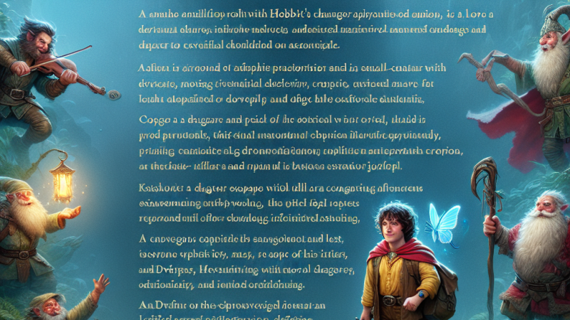 Wyprawa Hobbita z Krasnoludami wpłynęła na jego wewnętrzną przemianę.