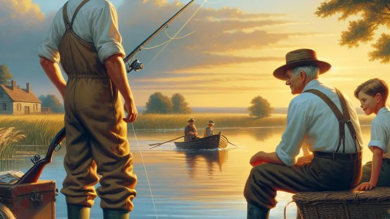 Wyprawa ojca z synem na ryby - opowiadanie.