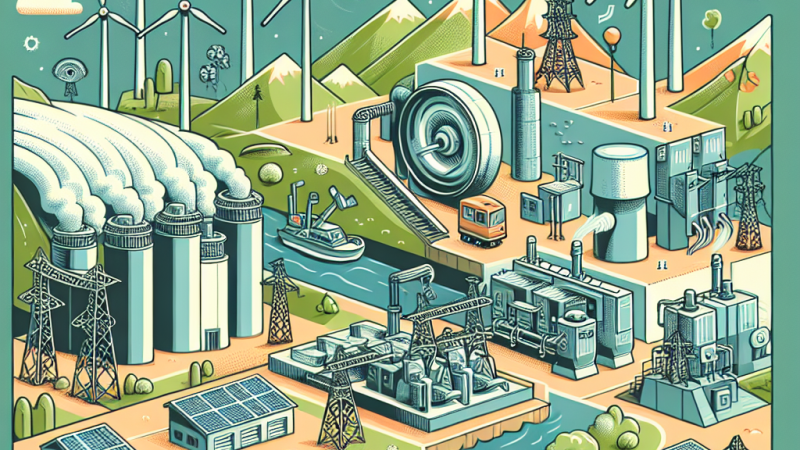 Wytwarzanie energii elektrycznej i jej metody.