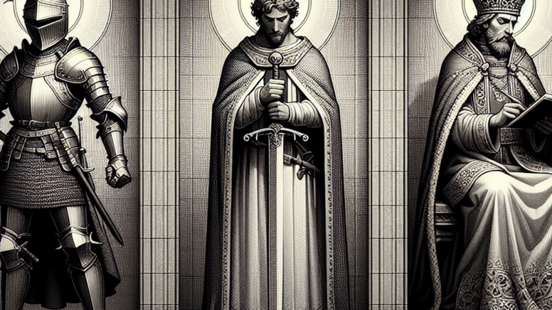 Wzorce osobowe epoki Średniowiecza – wybrane utwory