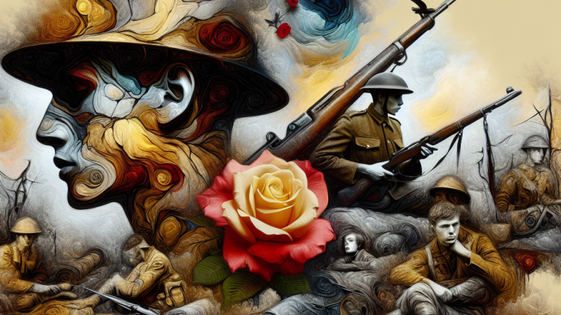 "Z głową na karabinie" - interpretacja