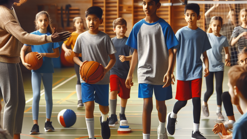 Zajęcia praktyczne realizowane na sali sportowej.