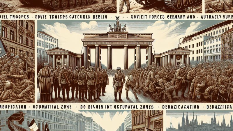 Zajęcie Niemiec i Austrii w 1945 roku