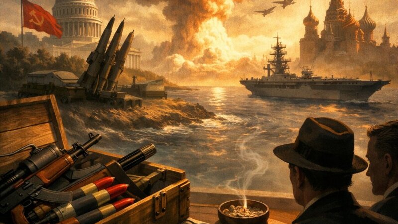 Zakończenie eseju na temat wpływu handlu bronią na konflikty zbrojne na przykładzie kryzysu kubańskiego 1962 roku