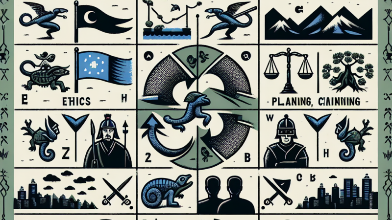 Zasada sztuki wojennej według Sun Tzu - Działaj dobrze.