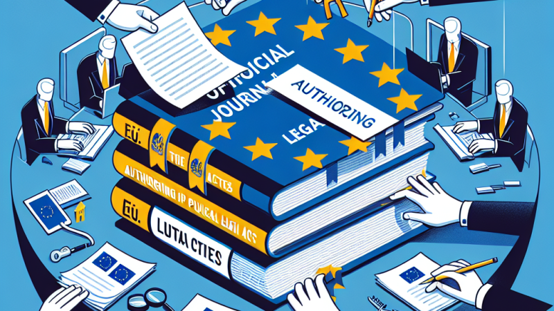 Zasady autoryzowania publikacji aktów prawnych w Dzienniku Urzędowym Unii Europejskiej