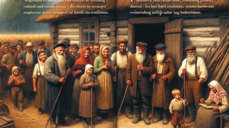 Zasady moralne mieszkańców wsi - analiza na podstawie Chłopów tomu I