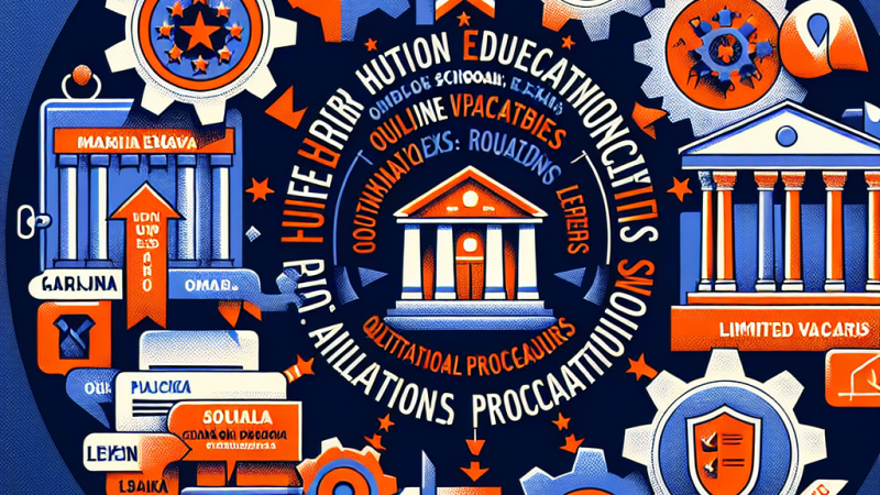 Zasady rekrutacji na uczelnie wyższe w Polsce i w innych krajach UE.