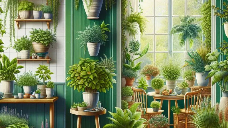 Zastosowanie roślin doniczkowych