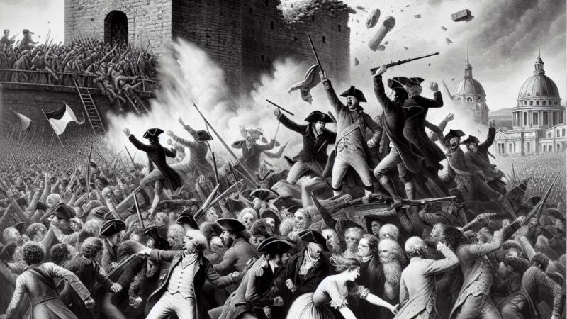 Zburzenie Bastylii: przełomowa bitwa o wolność.