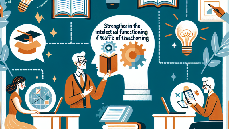 Zestaw wskazówek pomocnych w polepszaniu funkcjonowania intelektualnego nauczyciela