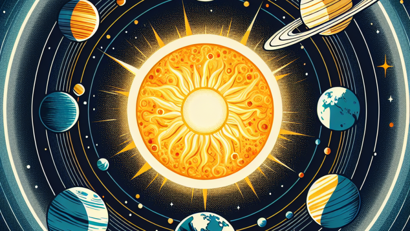 Ziemia i wszechświat, Słońce, jego budowa, właściwości planet układu słonecznego i ich cechy