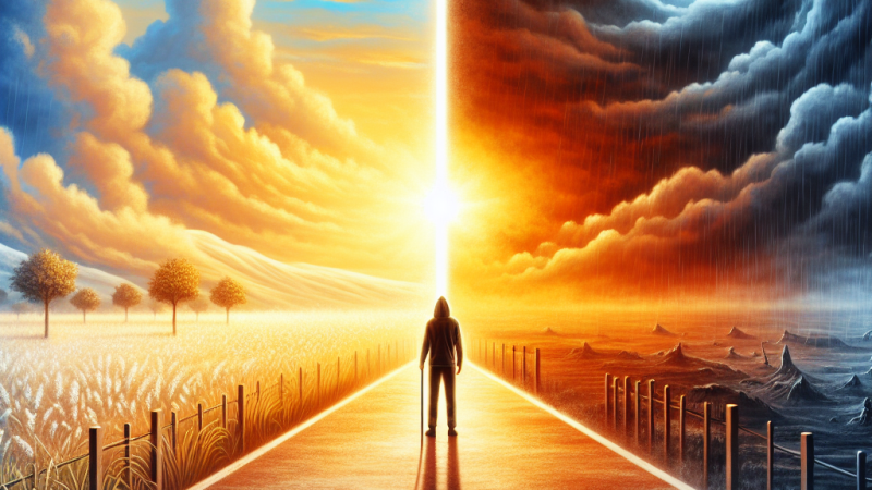 „Zło i dobro muszą obok siebie istnieć, lecz ludzką rzeczą jest wybierać”. Czy uważasz, że to stwierdzenie jest prawdziwe?