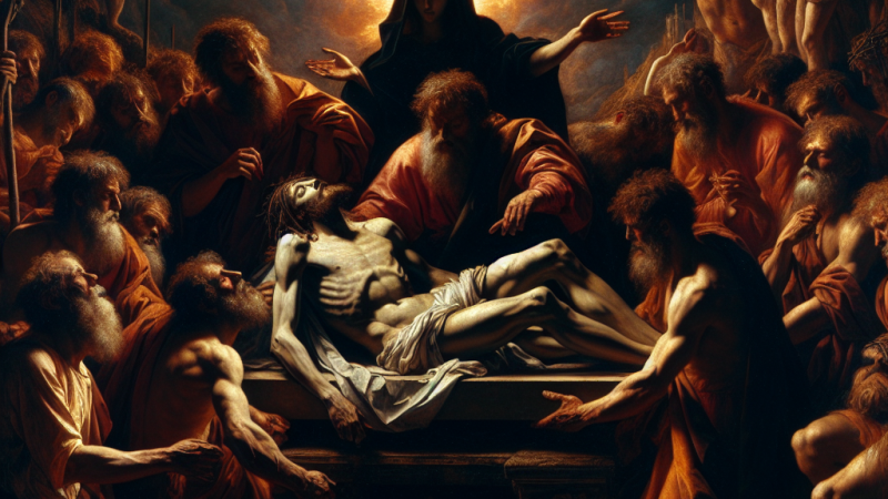 "Złożenie do grobu" Caravaggio - analiza obrazu