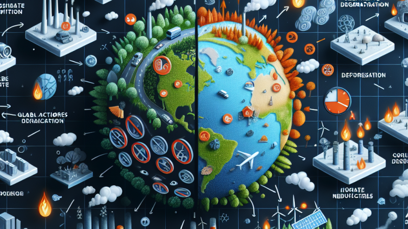 Zmiany w atmosferze spowodowane działalnością ludzką.