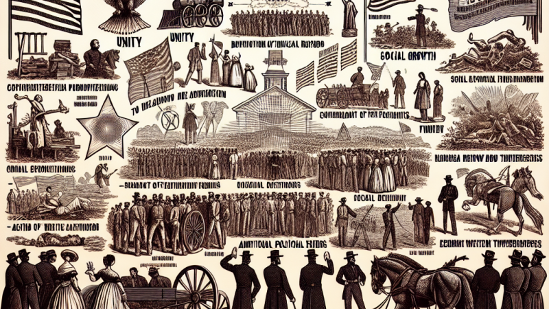 Znaczenie wojny secesyjnej dla rozwoju USA.