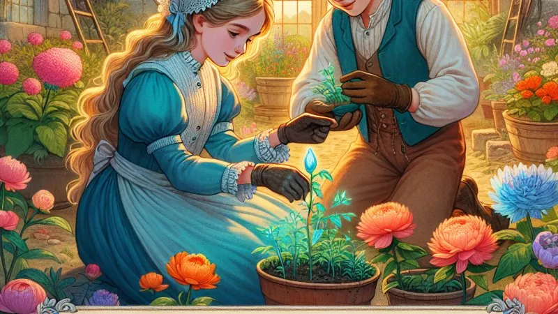 Znalazłaś się w tajemniczym ogrodzie i wspólnie z bohaterami książki możesz przeżyć jedną przygodę. Opowiadanie.