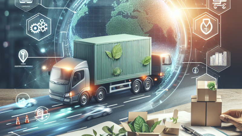 Zrównoważona dystrybucja: Trendy w logistyce proekologicznej