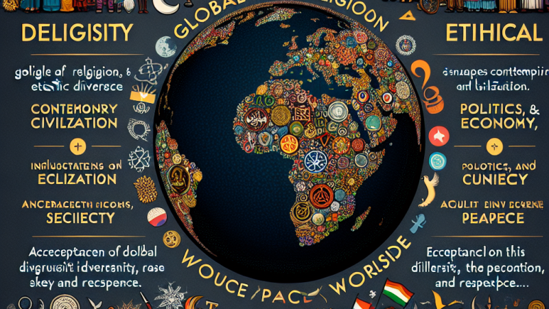 Zróżnicowanie religijne, kulturowe i etniczne świata