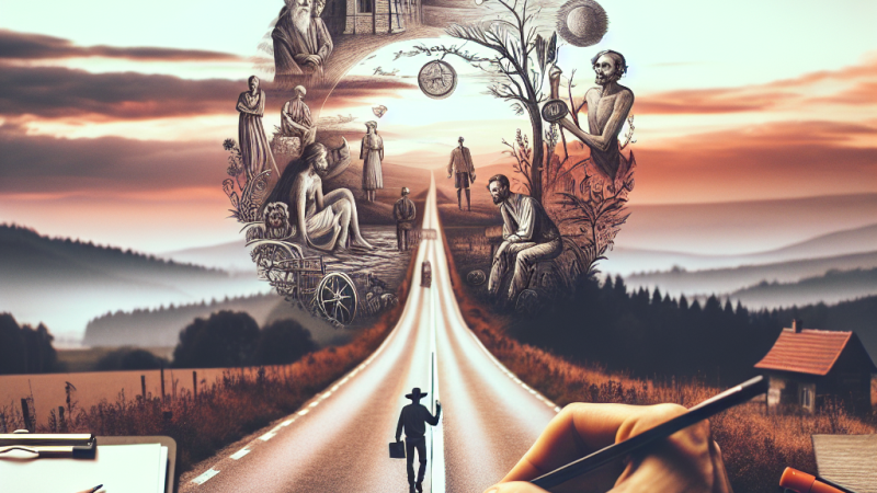 Życie ludzkie jako wędrówka: Odwołanie do "Kordiana" Juliusza Słowackiego