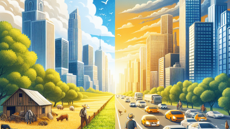 Życie na wsi czy w mieście? Co jest lepsze?