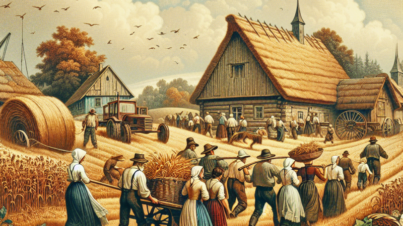 Życie na wsi w "Jesieni" Władysława Reymonta a wybrany utwór literacki