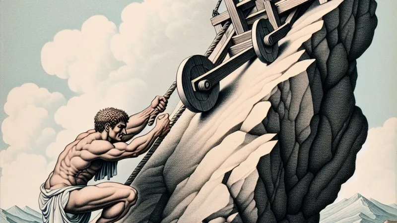 Życie Syzyfa: nieustanna walka czy absurdalny trud?